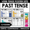 ESL Grammar Posters: Past Tenses - Regular & Irregular , Past Continuous - Hot Chocolate Teachables