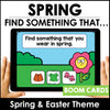 ESL Vocabulary BOOM CARD™ BUNDLE : Spring, Summer, Autumn, Winter - Hot Chocolate Teachables