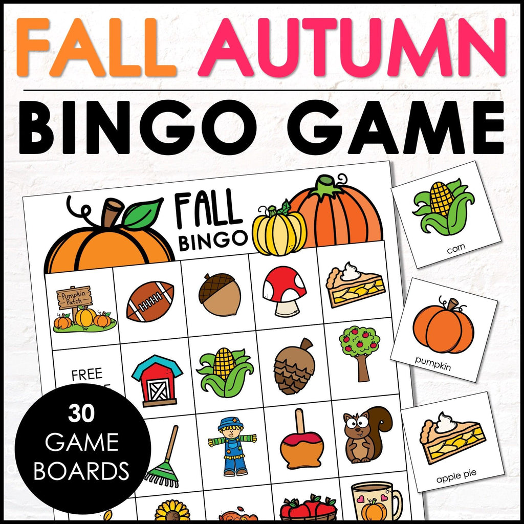 Fall Vocabulary Bingo - Autumn Classroom Game – Hot Chocolate Teachables fall-vocabulary-bingo-autumn-classroom-game-hot-chocolate-teachables