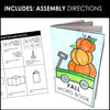 Fall Vocabulary Word Mini Book | ESL Autumn Picture Dictionary Activity - Hot Chocolate Teachables