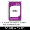 Fry's Sight Words Card Game - Sixth Hundred Words - Plays like UNO - Hot Chocolate Teachables