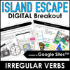 Google Classroom: Irregular Verbs Digital Escape: Escape the Pirates Island Adventure - Hot Chocolate Teachables