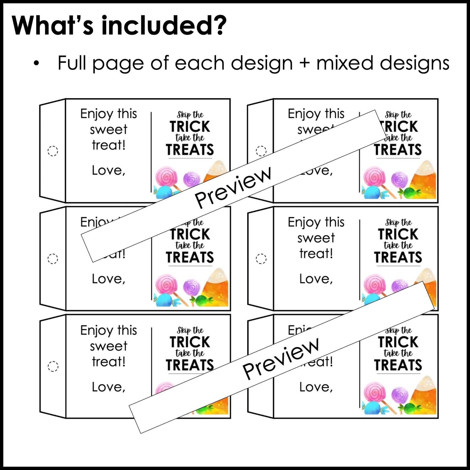 Halloween Gift Tags for Students | Editable in Power Point - Hot Chocolate Teachables