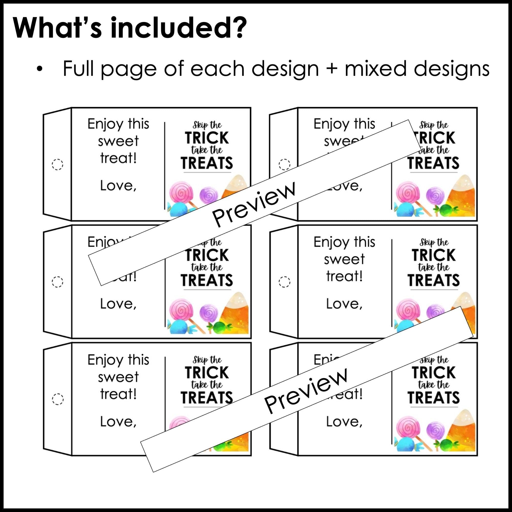 Halloween Gift Tags for Students | Editable in Power Point - Hot Chocolate Teachables