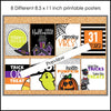 Halloween Posters | Classroom Decor - Fun Printable October Bulletin Board - Hot Chocolate Teachables