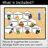 Halloween Vocabulary Posters | October Classroom Bulletin Board for ESL - Hot Chocolate Teachables