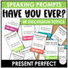 Have you ever? Present Perfect Conversation Questions - Speaking Skills Activity - Hot Chocolate Teachables