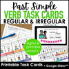 Irregular Verb Task Cards : Past Simple - Hot Chocolate Teachables