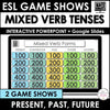 Mixed Verb Tenses : Present, Continuous, Past & Future | Interactive Game Show - Hot Chocolate Teachables