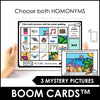 Multiple Meaning Words - HOMONYMS - Boom Cards™ Digital Mystery Picture - Hot Chocolate Teachables