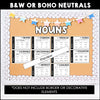 Noun Posters - Noun Types Parts of Speech Bulletin Board Display (Neutrals) - Hot Chocolate Teachables