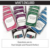 Past Simple and Present Perfect Questions: Verb Tense Card Game - Hot Chocolate Teachables