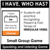 Past Simple Irregular Verbs Game: I have-Who has? - Hot Chocolate Teachables