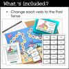 Past Tense Verbs Board Game - Changing Regular and Irregular Verbs - Hot Chocolate Teachables