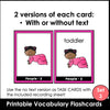 People Flashcards: Jobs & Family Vocabulary ESL Task Cards - Flash Cards - Hot Chocolate Teachables