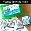 Plural Nouns | Go Fish Card Game | Printable Task Cards & Boom Card™ Bundle - Hot Chocolate Teachables