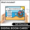 Prepositions of Place Boom Cards™ Pirate Theme Digital Task Cards - Hot Chocolate Teachables
