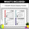 Prepositions of Time - Place - Movement | Classroom Poster Set - Neutral Colors - Hot Chocolate Teachables