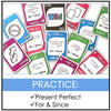 Present Perfect with For & Since | Uno Style Card Game - Hot Chocolate Teachables
