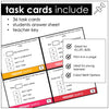 Present Simple Task Cards - Verb Choice based on Sentence Context - Hot Chocolate Teachables