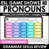 Pronoun Review Game Show - Subject, Object, Possessive, Reflexive - Hot Chocolate Teachables