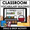 School and Classroom - ELL / ESL Vocabulary Building Digital Activity | Boom Cards™ - Hot Chocolate Teachables