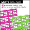 Sentence Building Activity Cards - Present Simple Build-A-Sentence Game - Hot Chocolate Teachables