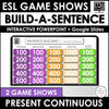 Sentence Building Game Show - Present Continuous Word Order in Sentences - Hot Chocolate Teachables