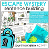 Sentence Building Grammar Escape Activity for ELL, EFL, ESL - Build a Sentence - Hot Chocolate Teachables