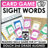 Sight Word Card Game | 2nd Grade Dolch Aligned - Plays like UNO - Hot Chocolate Teachables