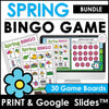 Spring & Easter Vocabulary | Bingo Game | Print & Digital BUNDLE - Hot Chocolate Teachables