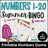 Summer Number Bingo 1-20 | Number Sense | BUNDLE - Hot Chocolate Teachables