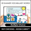 SUMMER: What am I? ESL Vocabulary Guessing Game BOOM CARDS™ - Hot Chocolate Teachables