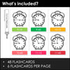 Telling Time EDITABLE Flashcards for ESL - to the HOUR, HALF HOUR, QUARTER HOUR - Hot Chocolate Teachables