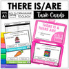 There is | There are Task Cards - Subject Verb Agreement with Countable Nouns - Hot Chocolate Teachables