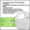Third Grade Editable Report Card Templates with Common Core Aligned Standards - Hot Chocolate Teachables