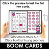Valentine's Day Alphabet Fluency Bingo Game - Hot Chocolate Teachables