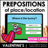 Valentine's Day - Prepositions of Place Boom Cards™ | Spatial Concepts - Hot Chocolate Teachables