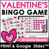 Valentine's Day Vocabulary Bingo BUNDLE - Print & Digital Versions - Hot Chocolate Teachables