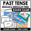 Verb Tense Board Games BUNDLE: Action Verbs, Past Simple, Opposites & Irregulars - Hot Chocolate Teachables