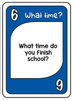 WH Question Card Game - How often, Who, What time? - Hot Chocolate Teachables