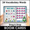 WINTER VOCABULARY Digital BINGO Game - Boom Cards™ - Hot Chocolate Teachables