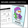Winter Vocabulary Word Mini Book | Picture Dictionary Activity - Hot Chocolate Teachables