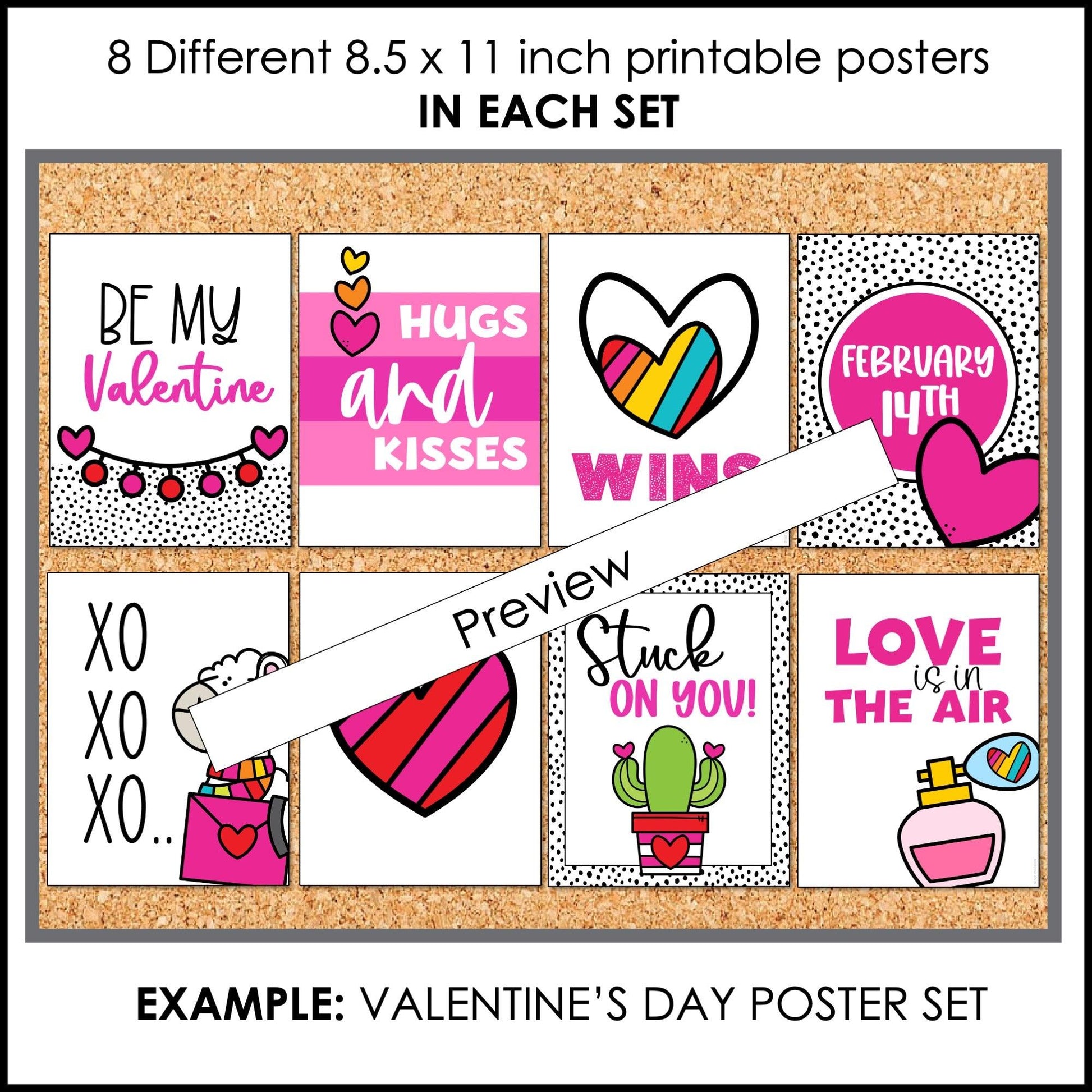 YEAR LONG Decorative Classroom Poster BUNDLE | SEASONAL Bulletin Board Decor - Hot Chocolate Teachables